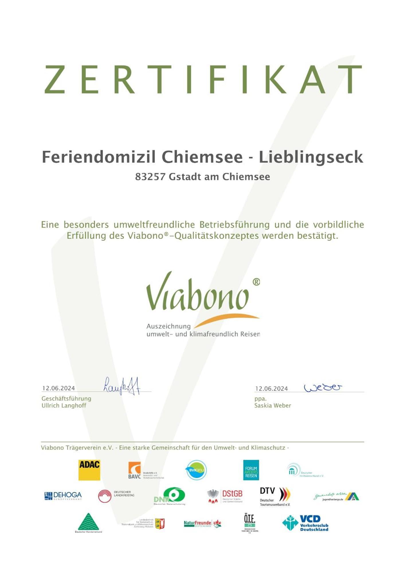 Lieblingseck Nachhaltige 5 Sterne Ferienwohnung Direkt Am Chiemsee Гштадт-ам-Кимзее Экстерьер фото